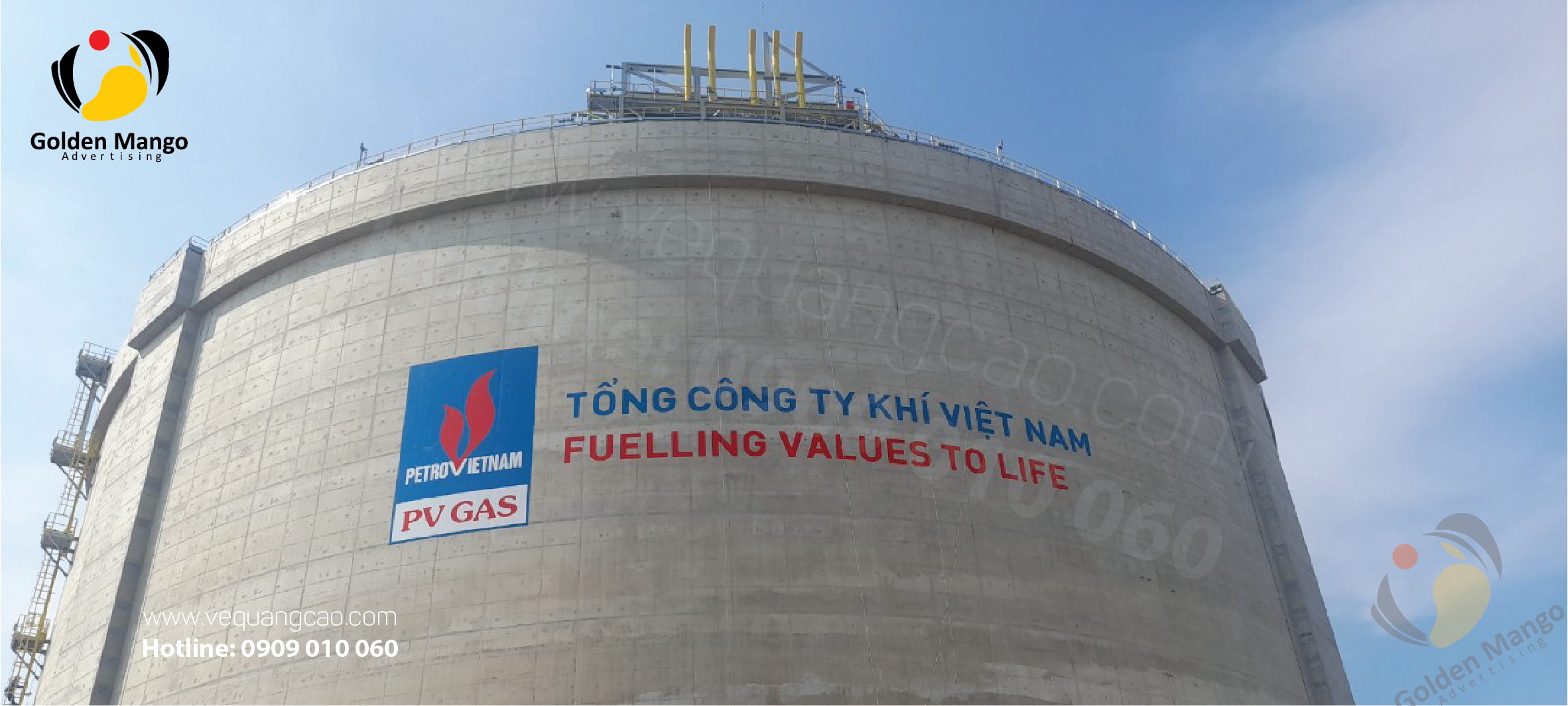 vẽ Quảng Cáo Logo PV GAS