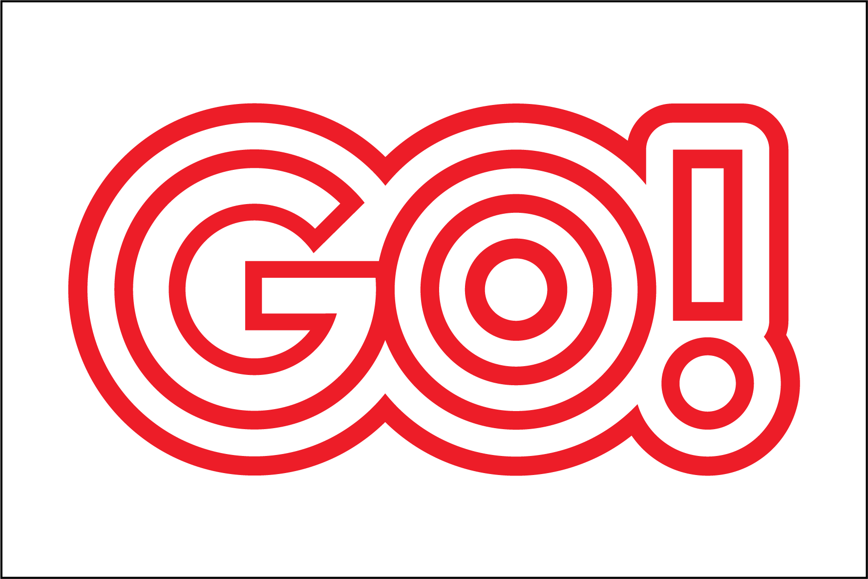 Vẽ logo siêu thị GO